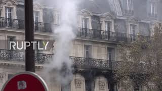 France: Apartment building near Opera Garnier catches fire in Paris