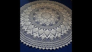 Салфетка крючком "Жозефина"_Doily crochet "Josephine"_Часть 3