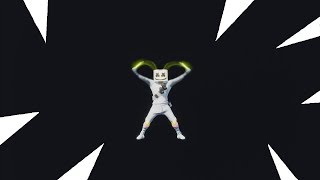 GLOWSTICKS DANCE EMOTE Marshmello SKIN - Fortnite 10 HOURS
