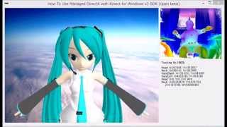 Kinect for Windows v2とMMDモデル表示の共存