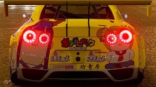 GTsport　リバリー初心者が痛車作ってみた　第1弾　ポプテピピック編