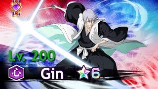 Gin 6★ Lv. 200 (Heart/Purple) Gameplay [Bleach Brave Souls]