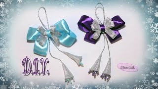 ❉ МК Новогодние бантики c колокольчиками / How to make a perfect Christmas bow