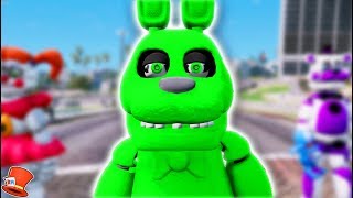 BRAND NEW SLIME BONNIE ANIMATRONIC! (GTA 5 Mods FNAF RedHatter)