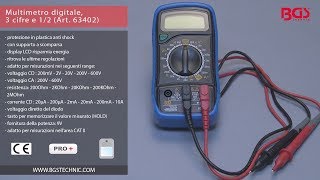 Multimetro digitale | 3 1/2 cifre (BGS 63402)