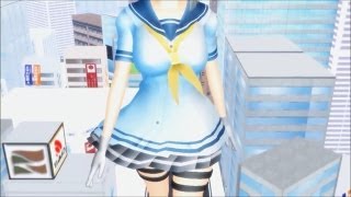 【giantess】earthquake test【巨大娘】