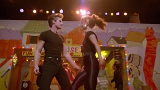 HD 720 - Melissa Benoist & Lea Michele in Shiny Glossy Lycra Spandex Disco Pants; Glee S4 E6