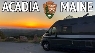 An Epic Trip to Acadia National Park | Camper Van Life S1:E54