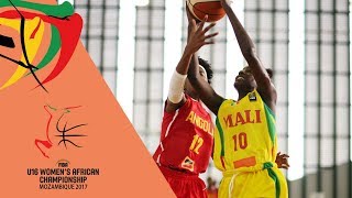 Mali v Angola - Full Game - Final - FIBA U16 Women's African Championship