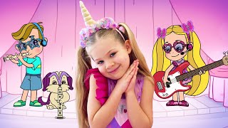 Diana Dan Roma Membuat Musik - Kartun Untuk Anak-Anak
