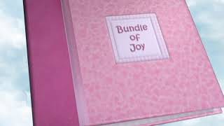 ФУТАЖ АЛЬБОМ НА ХРОМАКЕЕ Baby Album Pink Close Green