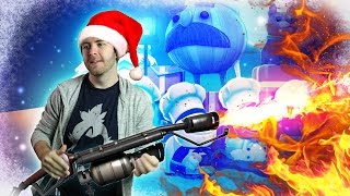 COOKING WITH A FLAMETHROWER - Overcooked Christmas [#2]