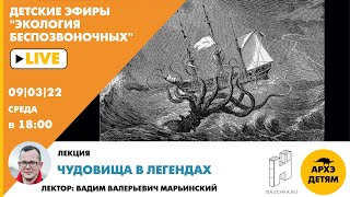 Детский эфир Вадима Марьинского "Чудовища в легендах" курса "Экология беспозвоночных"