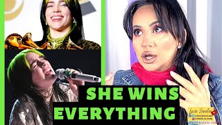 Vocal Coach REACTS Billie Eilish ? Grammy 2020 + Speeches | Lucia Sinatra