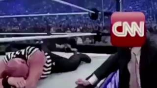 Trump Goes WWF (WWE) On CNN (FNN)