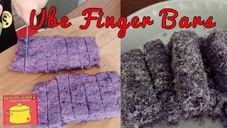 UBE finger Bars Purple Yam  ala  LAMINGTON