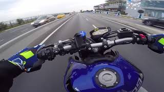 Tek Teker Eğitimine Giderken Ben // Yamaha mt-09 wheelie