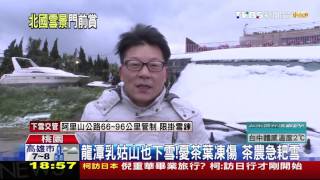 【TVBS】 彷彿小歐洲村！華城社區也降雪　居民high翻