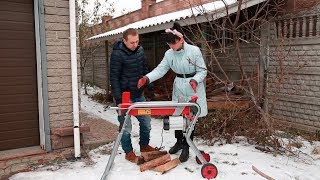 ДАШИНА ДАЧА: ГИДРАВЛИЧЕСКИЙ ДРОВОКОЛ, зачем он на даче?