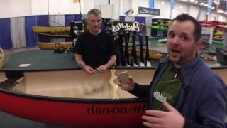VP of Wenonah Canoes at Canoecopia 2017 (T-Formex)