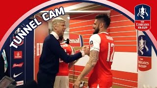 Tunnel Cam - Arsenal vs Manchester City - Emirates FA Cup Semi-Final | Inside Access