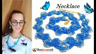 Колье из Бисера Своими Руками/ Beebeecraft/ Beaded necklace master class!