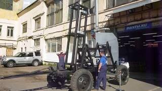 Мачта пневматическая  ПМ7-284-3300-18300 на базе прицепа автомобильного низкорамного 782Б (2-ПН-4М).