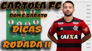 DICAS RODADA #11- CARTOLA FC 2018
