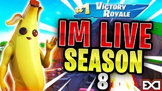 NEW* SEASON 8! | RANK #11 PS4 SOLO PLAYER! | 2,400+ WINS | Fortnite Battle Royale LIVE