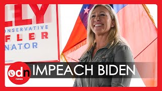 QAnon Congresswoman Marjorie Taylor Greene Files Impeachment Articles AGAINST President Joe Biden