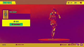 NEW true heart fortnite emote EARRAPE!