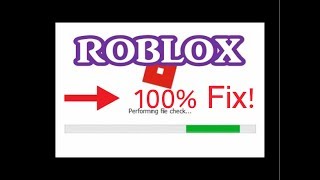 How To Fix Your Roblox From "Performing File Check" and Infinite Configure Loop! (100% Fix!)