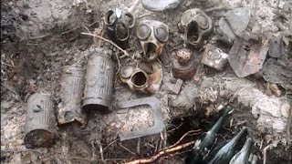 ZONDER Трофеи времен ВОВ. Коп немецкого блиндажа #10 /excavations of the German dugout WW2