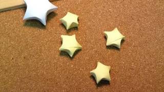 Daily Origami: 394 - Lucky Stars (Tanabata)