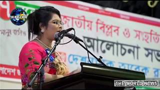লন্ডনে ঝড় তুললেন বিএনপি নেত্রী চিত্রনায়িকা শায়লা - BANGLA MEDIA