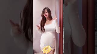 preg-151 pregnant dance, the other big belly is very cute ，性感孕妇