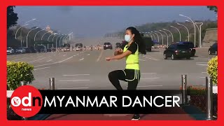 Hilarious! Exercise Instructor Performs Dance Routine During Myanmar Military Coup