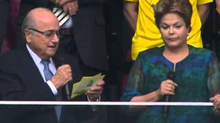 Dilma vaiada na Copa das Confederações - Verdadeira popularidade