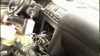 Установка автомагнитолы DIN2