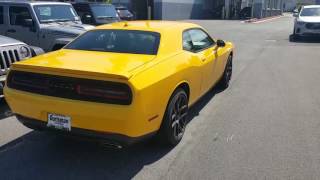2018 Yellow Dodge Challenger  RT