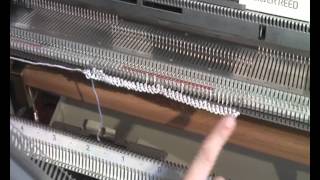 Работа на машине SILVER REED SK - 280