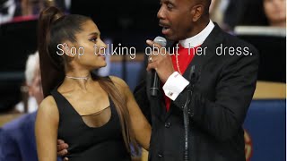 Ariana Grande and “The Dress”.