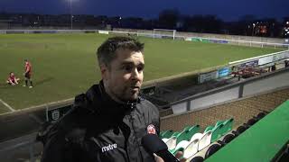 Dave McGurk  Post Match Interview 18th January 2020