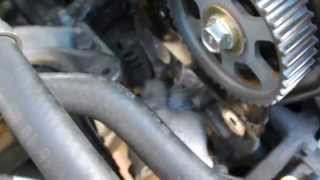 Снимаем Помпу kia spectra