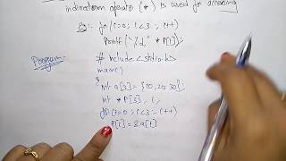 array of pointers in c programming