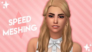 The Sims 4 Speed Meshing #10 | Monica Hair