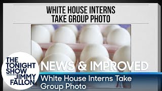 News & Improved: White House Interns Take Group Photo