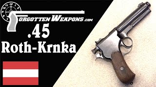 Prototype .45 Caliber Roth-Krnka for US and UK Trials