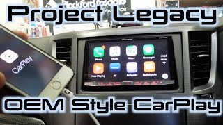 Project Legacy: OEM USB + AUX + Apple CarPlay + LED Lighting