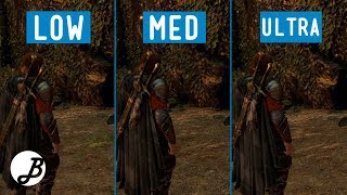 Middle-Earth: Shadow of War | Graphics comparison | PC Low VS Mid VS Ultra